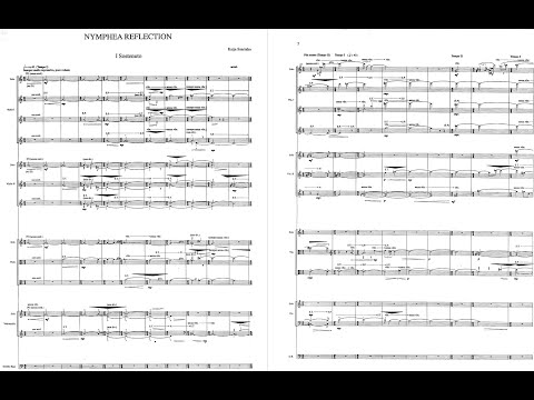 Kaija Saariaho - Nymphéa Reflection for string orchestra (with score)