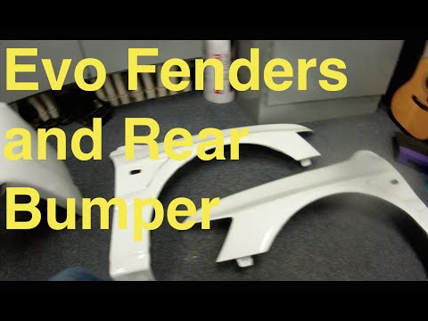 Extreme Dimensions Evo MR Fenders and JDM Rear Bumper