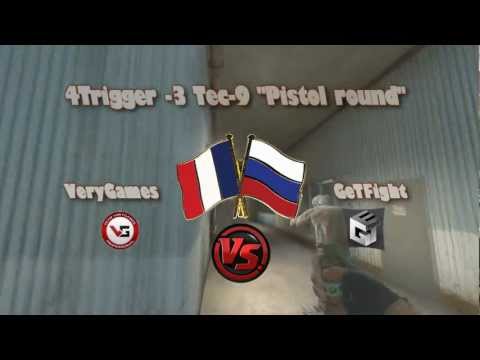 [Highlight] ESL GO4CSGO #2 cup Полуфинал GFvsVeryGames 4Trigger  -3 Tec-9 "Pistol Round"