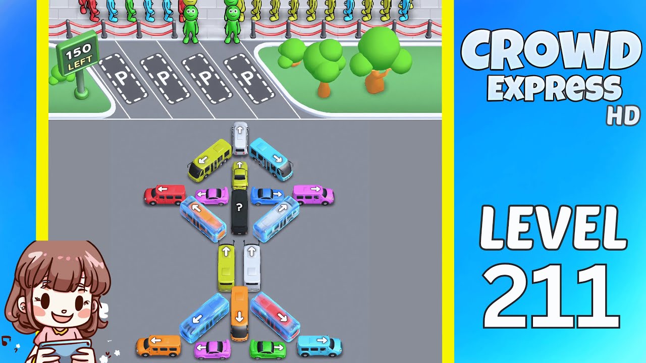 Crowd Express Level 211 Solution Walkthrough