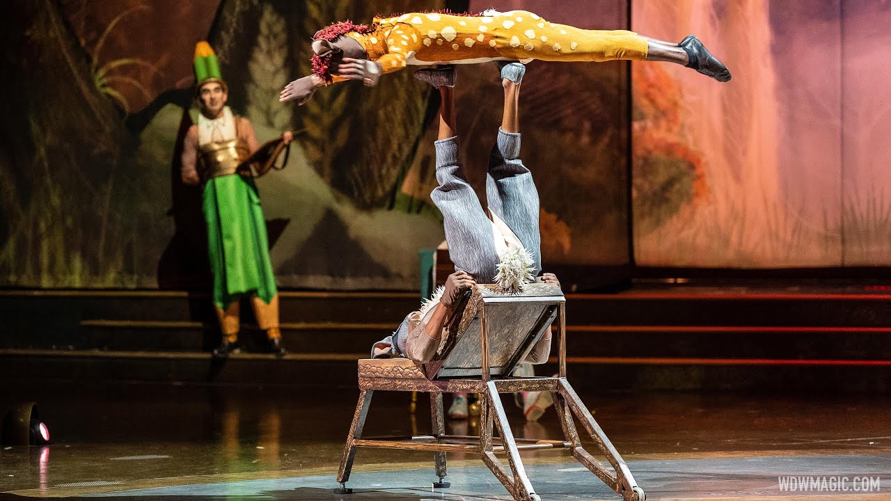 All-new acrobatic act and aerial artists at Drawn to Life by Cirque du Soleil and Disney