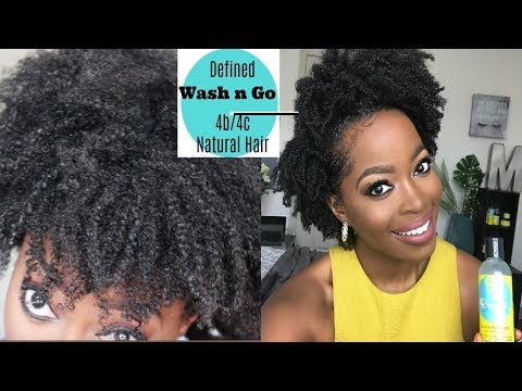 HOW TO ACHIEVE A SUPER DEFINED Wash n Go on 4b / 4c...