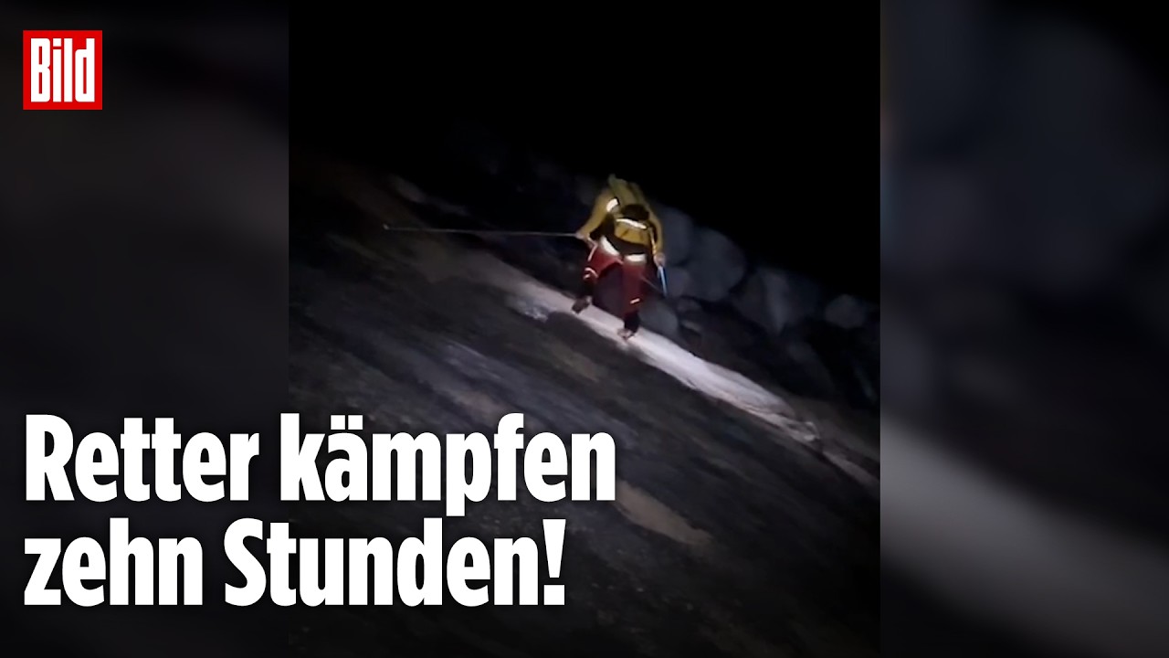 DRAMATISCHE RETTUNG: Handy-Notruf aus der Tiefe rettet zwei Bergsteiger am Hohen Dachstein
