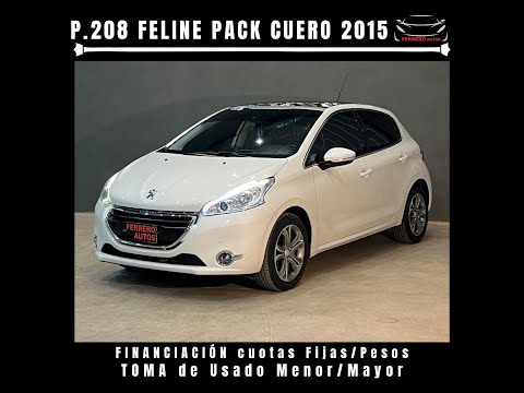 Se Vende: Peugeot 208 Feline Pack Cuero 2015 - FERRERO Automotores Oncativo (Provincia de Córdoba)