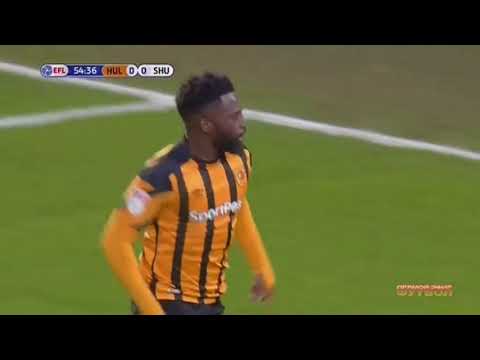 Nouha Dicko goal for Hull City 1-0 Sheffield United championship english football league highlights