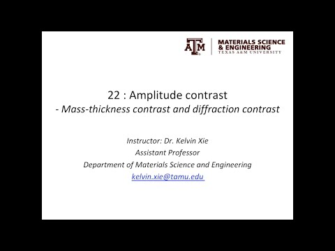 22 - Amplitude contrast