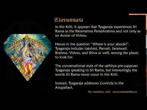 Lesson: Etavunnara - Kalyani