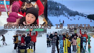 DU HỌC NGA 🇷🇺| CHÚNG MÌNH ĐI TRƯỢT TRUYẾT | SNOWBOARDING IN RUSSIA 🏂