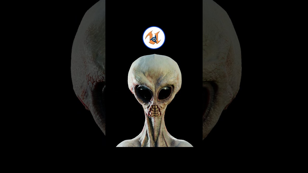 UPBGE - Rigged Realistic Alien 3D Model