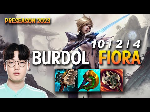 Burdol FIORA vs YONE Top - KR Ranked