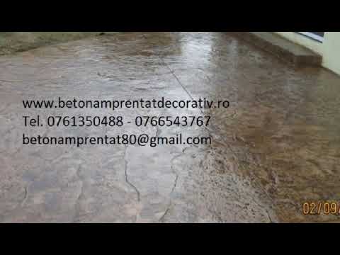 Beton Amprentat Potlogeni-Deal -Dâmbovița Tel.0761350488 -0766543767