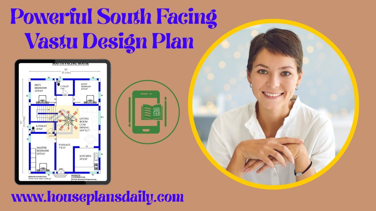Powerful South Facing Vastu Design Plan| Modern 2BHK And 3BHK Layout Ideas