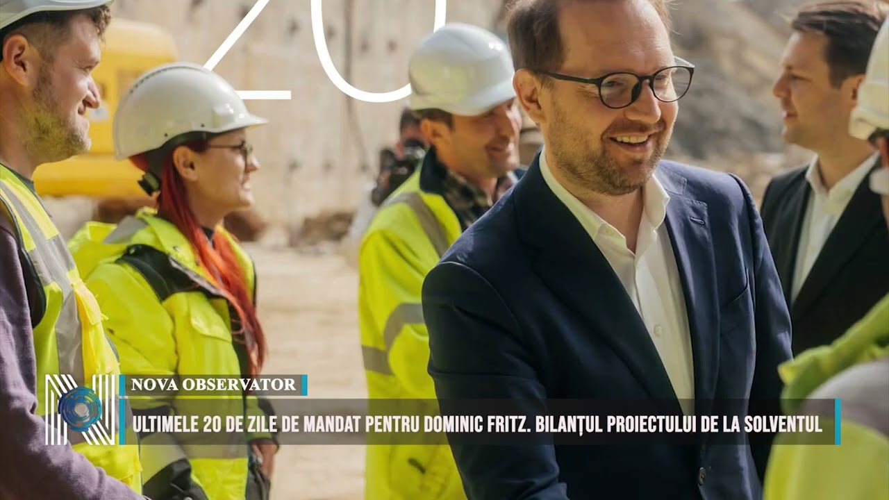 Ultimele 20 de zile de mandat pentru Dominic Fritz. Bilanțul proiectului de la Solventul