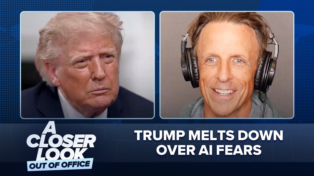 Seth Meyers and Sal Gentile Riff on Trump Jr. Wedding Funding, AI Extinction Warning, and $5,000 Midterm Promise