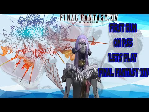(PS5) Lets play Final Fantasy XIV online  | First time run Part ! | Gameplay Walkthrough
