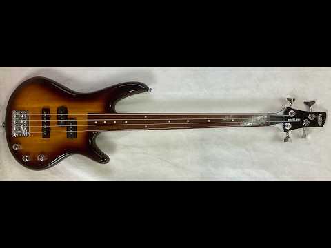 Fretless Ibanez Mikro Bass - short scale fretless bass image 6