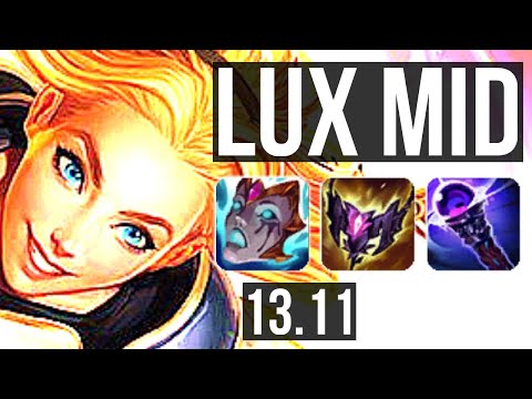 LUX vs RUMBLE (MID) | Godlike, 8/4/15, 300+ games | KR Master | 13.11