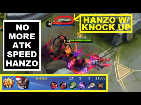 Newest Hanzo Rework Solo Rank New Build (No More Attack Speed) Legendary Gameplay - Mobile Legends