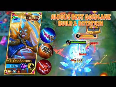ALDOUS BEST GOLDLANE BUILD AND ROTATION🔥 | ALDOUS BEST BUILD 2022
