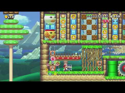 Let's The whole family speedrun♪ by スピラン♪maron - Super Mario Maker - No Commentary 1bk