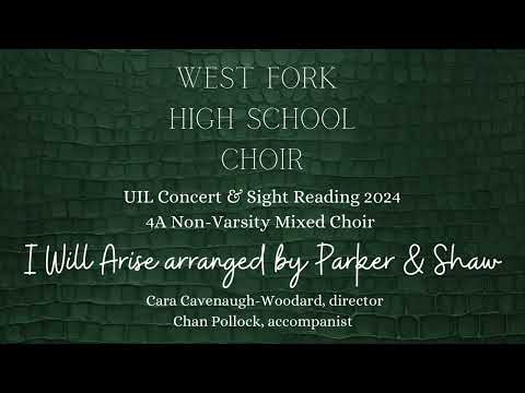 West Fork High School Chorale performs I Will Arise by Parker & Shaw