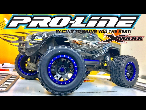 TRAXXAS X-MAXX -PROLINE BADLANDS MX43-CUSTOM-STAINLESS STEEL