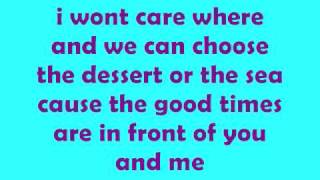 It&#39;s All Right Here - Hannah Montana (LYRICS)