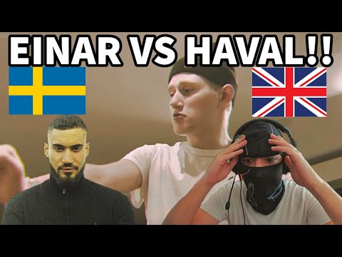 BIGGEST BEEF SWEDEN HAS SEEN?!! UK REACTION 🇬🇧 🇸🇪 EINAR & HAVAL (ENGLISH SUBS) | SWEDISH RAP
