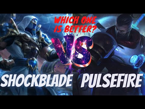 Pulsefire Shen vs Shockblade Shen l Skin Comparison