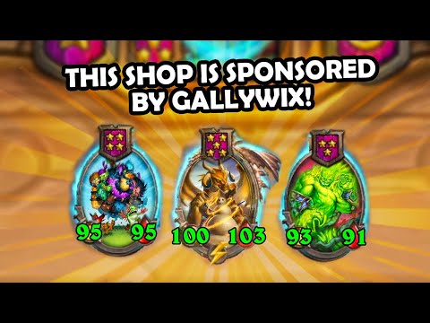 GALLYWIX Is In Another LEAGUE!! UNBEATABLE!! | Hearthstone Battlegrounds