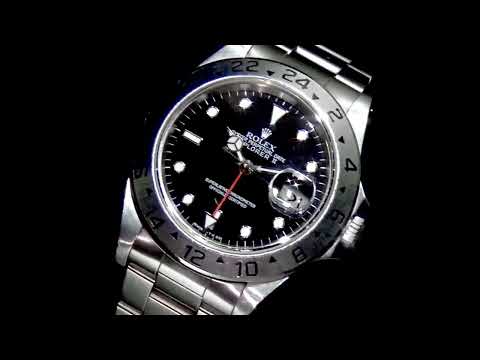 Men's Stainless Steel Rolex Explorer II Automatic Wristwatch