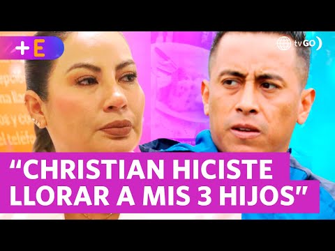 New clash between Pamela López and Christian Cueva on Christmas | Más Espectáculos (TODAY)