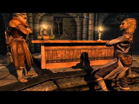 Inconsequential NPCs Winterhold College Student and Urag Scene 2