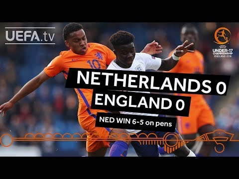 U17 semi-final highlights: England v Netherlands