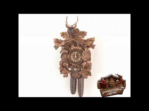 Handmade Engstler Cuckoo Clock, Carved with 8-Day weight driven movement - Full Size