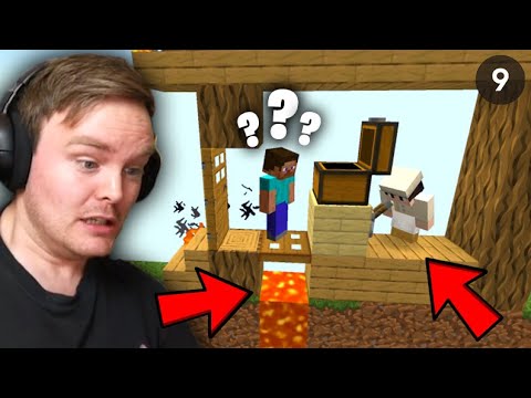 Kun 1 Blokk Bred Verden i Minecraft - 100 spiller mot hverandre