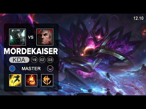 Mordekaiser vs Swain Top - EUW Master - Patch 12.10 Season 12