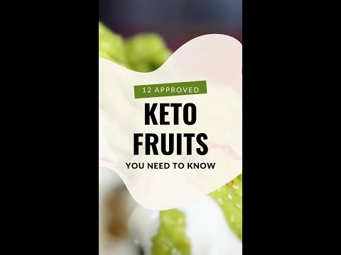 12 Approved Keto Fruits for Keto Diet #shorts