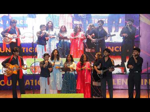 Group Singing Performance at 48th Foundation Day 2026, IIBM–ZHI