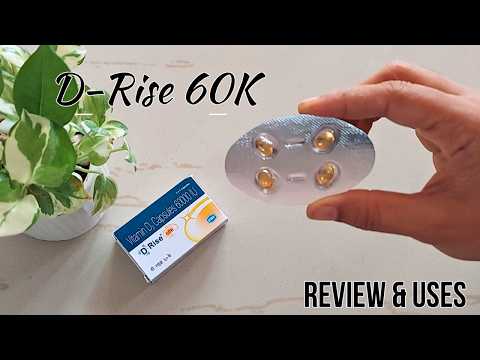 D-Rise 60K Review & Uses in Hindi | How to take D Rise 60 K Capsules | D-Rise 60K Strip of 4 Capsule