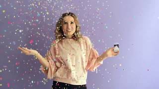 Konfety Push pop - zlaté