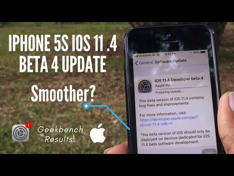 iPhone 5S iOS 11.4 Beta 4 | Smoother?