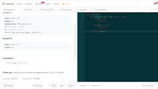 LeetCode 每日一題 Daily Challenge 258. Add Digits