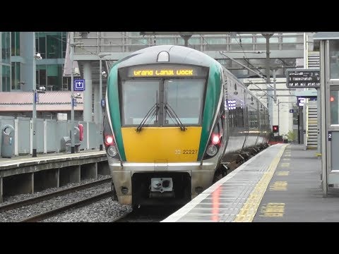 Irish Rail 22000 Class Intercity Train 22327 - Grand Canal Dock Station, Dublin