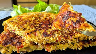 OMELETE RECHEADA uma REFEIÇÃO COMPLETA feita em poucos minutos 