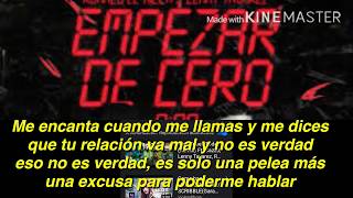 Empezar de cero -Ronald El Killa &amp; Lenny Tavárez (Letra)