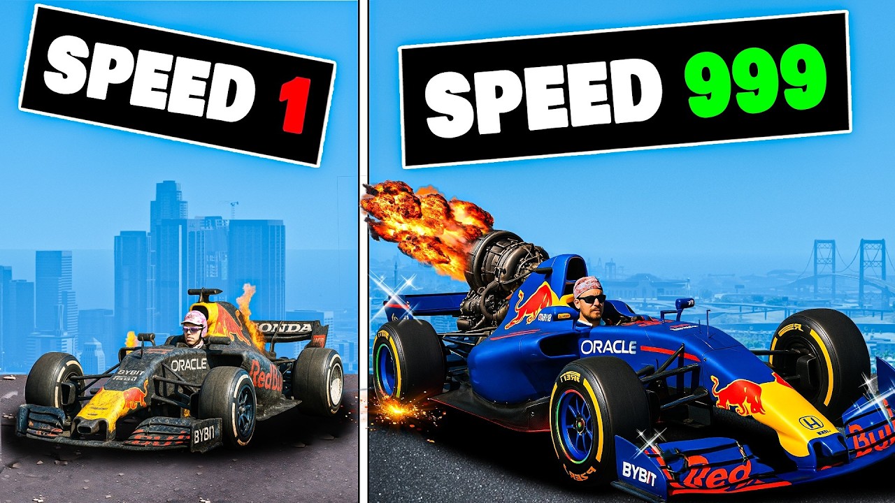 Upgrading from Slowest to Fastest F1 Car in GTA 5