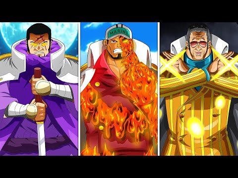 All 7 Admirals In One Piece Explained! (stronger than gods)