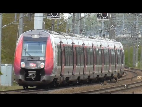 Z50000 : Départ de la gare de Vaires Torcy sur la ligne P du Transilien