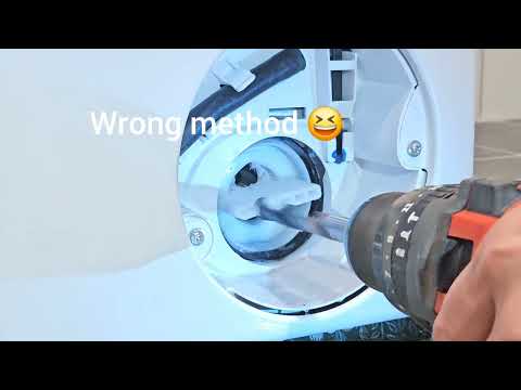 Siemens IQ500 washing machine filter stuck simple and quick fix no need to open